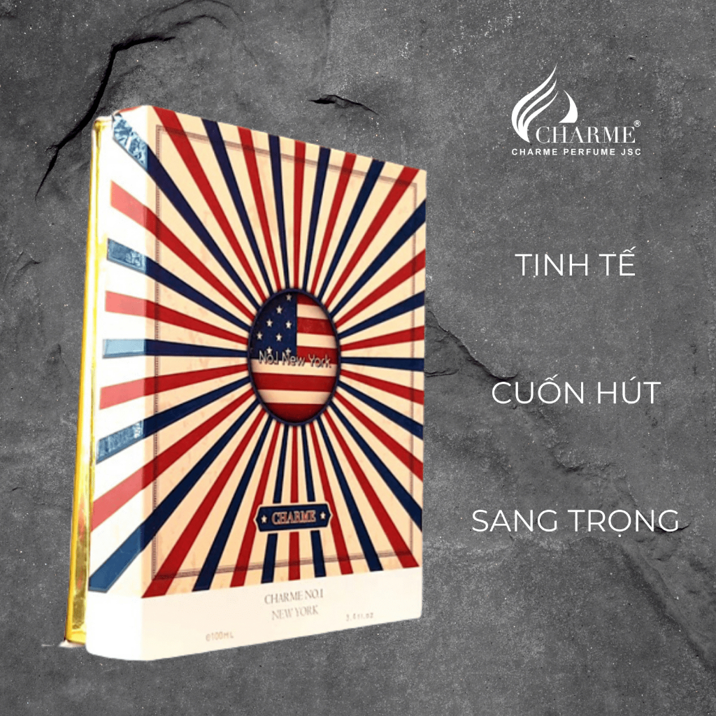 Nước Hoa Nam Charme No.1 New York, tinh tế, cuốn hút và sang trọng chai 15ml