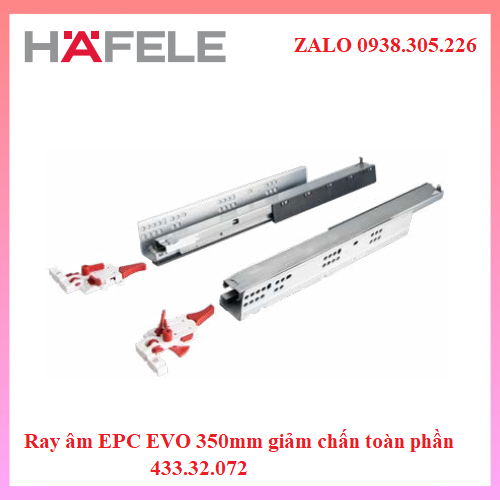 Ray âm EPC EVO 350mm giảm chấn toàn phần 433.32.072