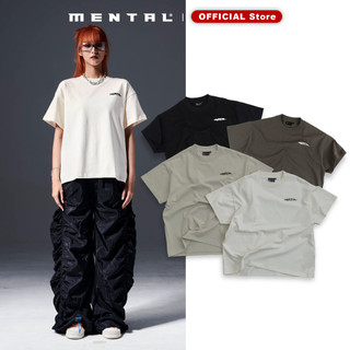 Áo thun nam nữ thời trang in logo cao cấp mental® - everyday boxy t-shirt