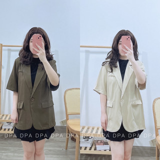 Áo blazer nữ cộc tay 1 khuy