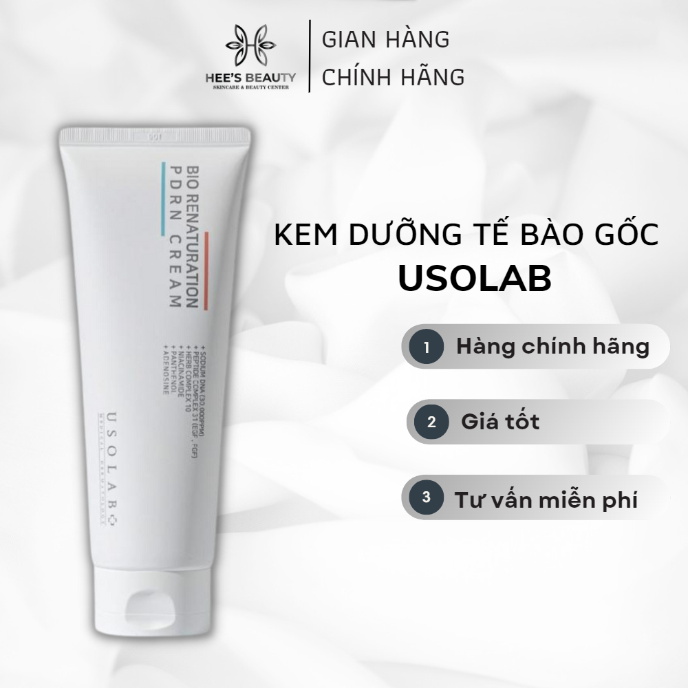 Usolab PDRN Cream Bio Renaturation Kem dưỡng tế bào gốc trẻ hóa, ngăn ngừa lão hóa - Hee's Beauty