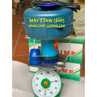 Máy bơm sục khí oxy hòa tan cho ao hồ nuôi cá-Máy tạo đài phun nước-Công suất 1.1KW-1.5KW-2.2KW-Bảo hành 12 tháng