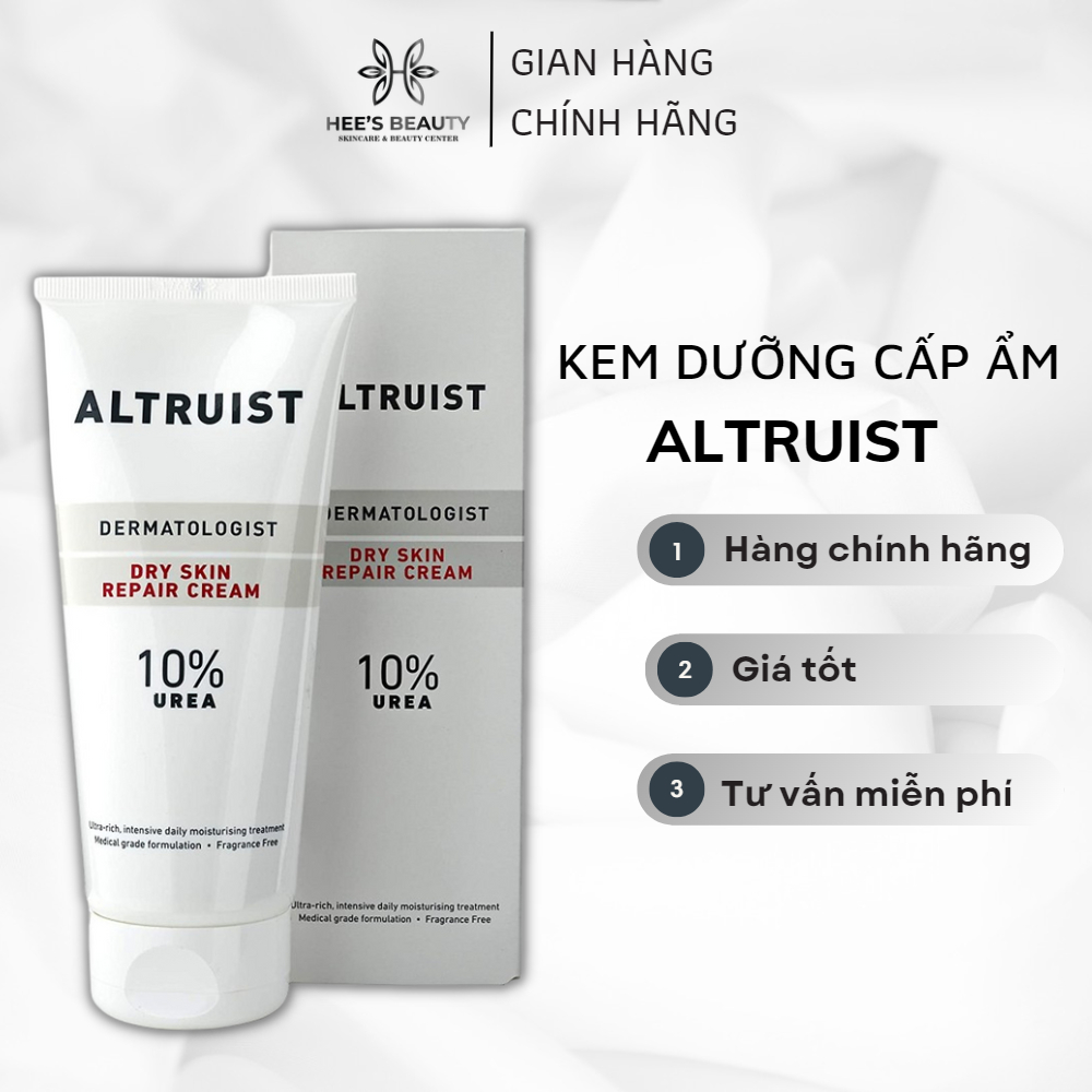 Kem dưỡng cấp ẩm phục hồi da khô Altruist Dermatologist Dry Skin Repair Cream 10% Urea 200 ml- Hee's Beauty Skincare