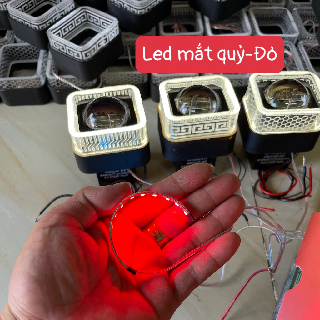 Vòng led 3D gắn bi cầu bi led 1.5 inch