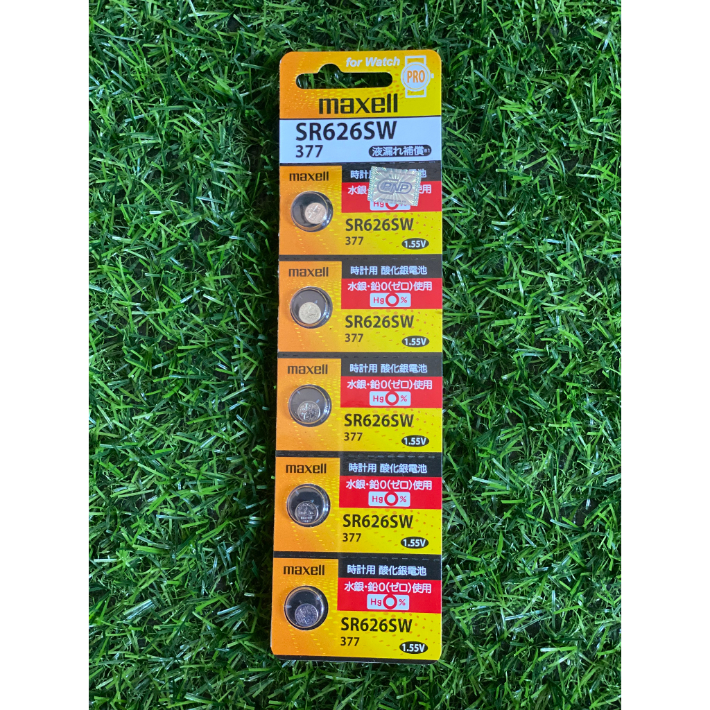 Pin đồng hồ đeo tay vỉ 5 viên Maxel pro SR626SW hàng chính hãng
