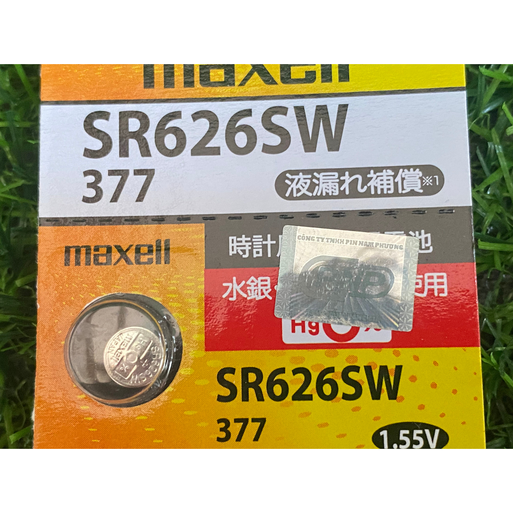 Pin đồng hồ đeo tay vỉ 5 viên Maxel pro SR626SW hàng chính hãng