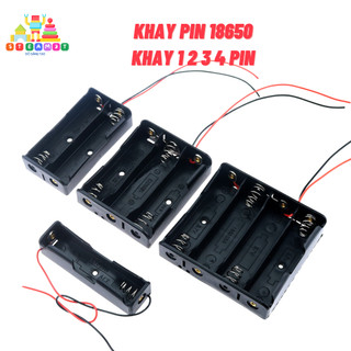 Đế pin 18650 mắc nối tiếp - dùng 1 pin 2 pin 3 pin - LK0073