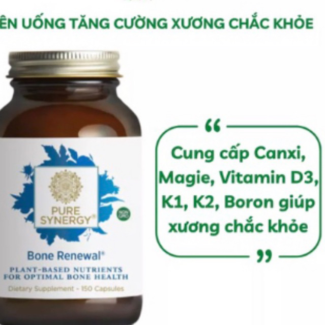 Bổ Sung Canxi & Magie Bone Renewal / Calcium & Magnesium 2025