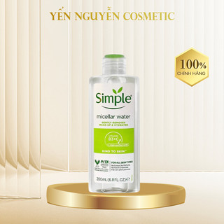 Nước tẩy trang Simple Kind to Skin Micellar Cleansing Water 200ml