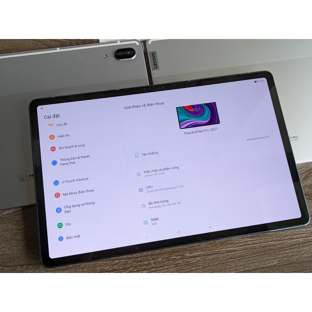 Máy Tính Bảng  Lenovo Pad Pro 2021 Snapdragon 870 8/256GB & 6/128GB FULL Quốc tế Tiếng việt và Google Likenew 99% | BigBuy360 - bigbuy360.vn