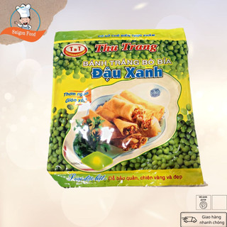 1 BỊCH (30 MIẾNG ) Bánh Tráng Bò Bía Đậu Xanh Thơm Ngon THU TRANG - SAIGONFOOD