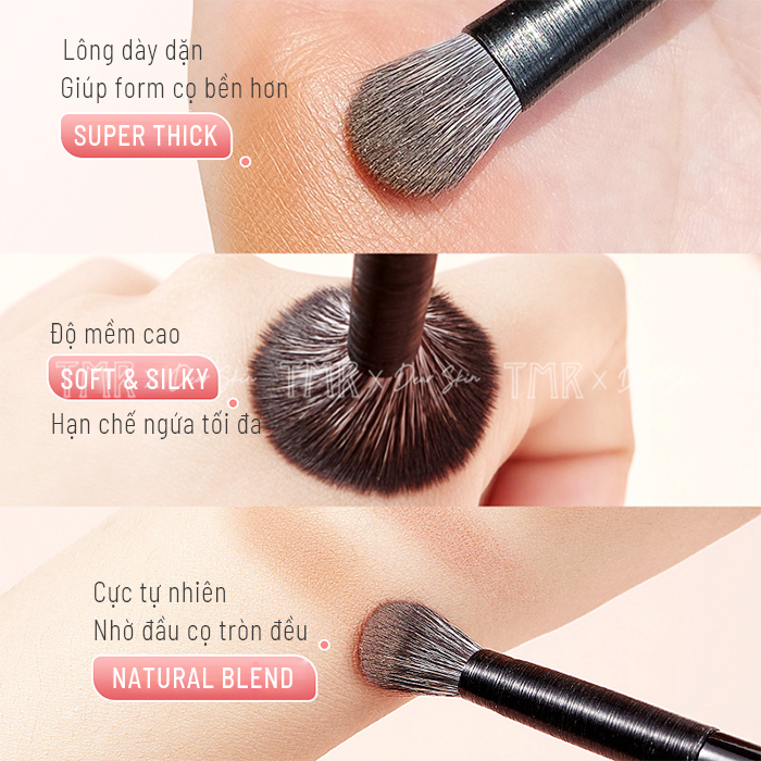 [Set 6] Bộ Cọ Trang Điểm Mắt Perfect Eye Makeup Brush 6 set chính hãng cao cấp