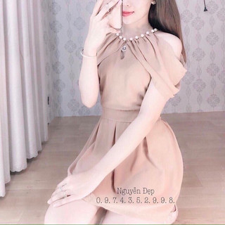 🍒Đầm xoè trễ vai