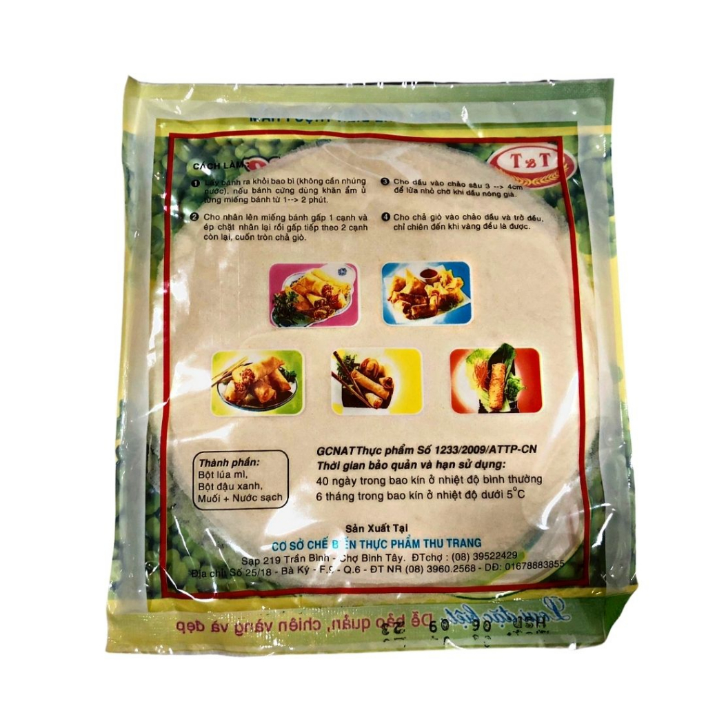 Bánh Tráng Bò Bía Đậu Xanh Thơm Ngon Hiệu THU TRANG