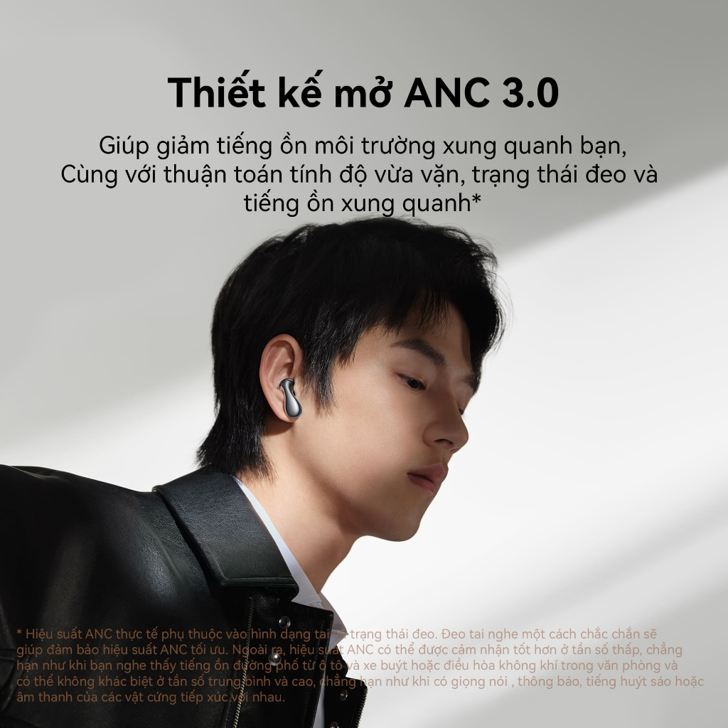 Tai Nghe Không Dây Huawei FreeBuds 5 | Đường cong bám tai hoàn hảo| Punchy Bass |ANC 3.0