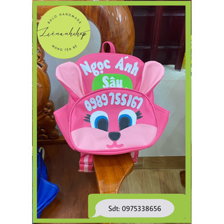 Balo mang tên bé chú vịt siêu yêu cho bé gái