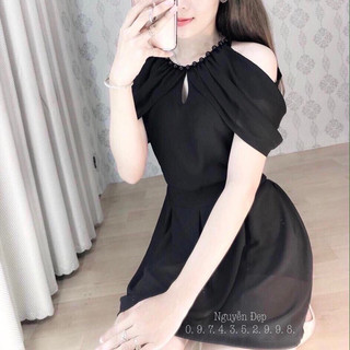 🍒Đầm xoè trễ vai