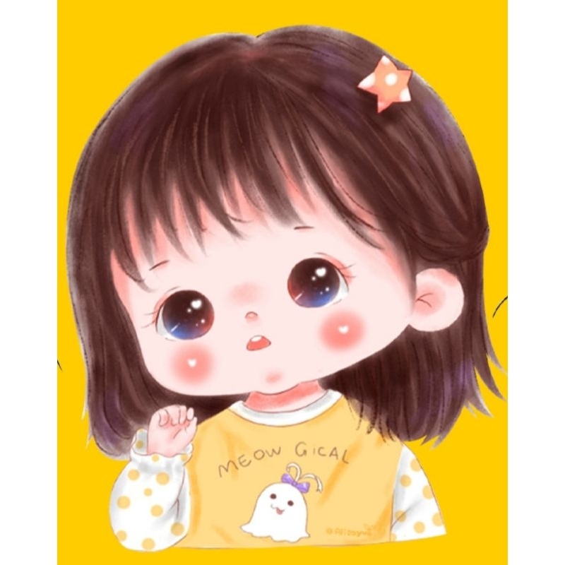 Hình ủi nhiệt, in áo. Hình búp bê CHIBI 7