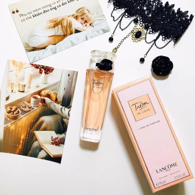 Nước Hoa Nữ 𝕃𝕒𝕟𝕔𝕠̂𝕞𝕖 Tresor In Love, Midnight Rose EDP 75ml - Nước Bông Nhẹ Nhàng Nữ Tính Quyến Rũ - Myan. Beauty