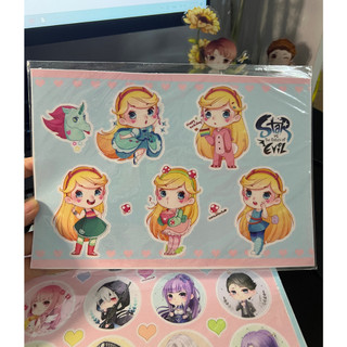 Hình dán nhân vật chibi dễ thương