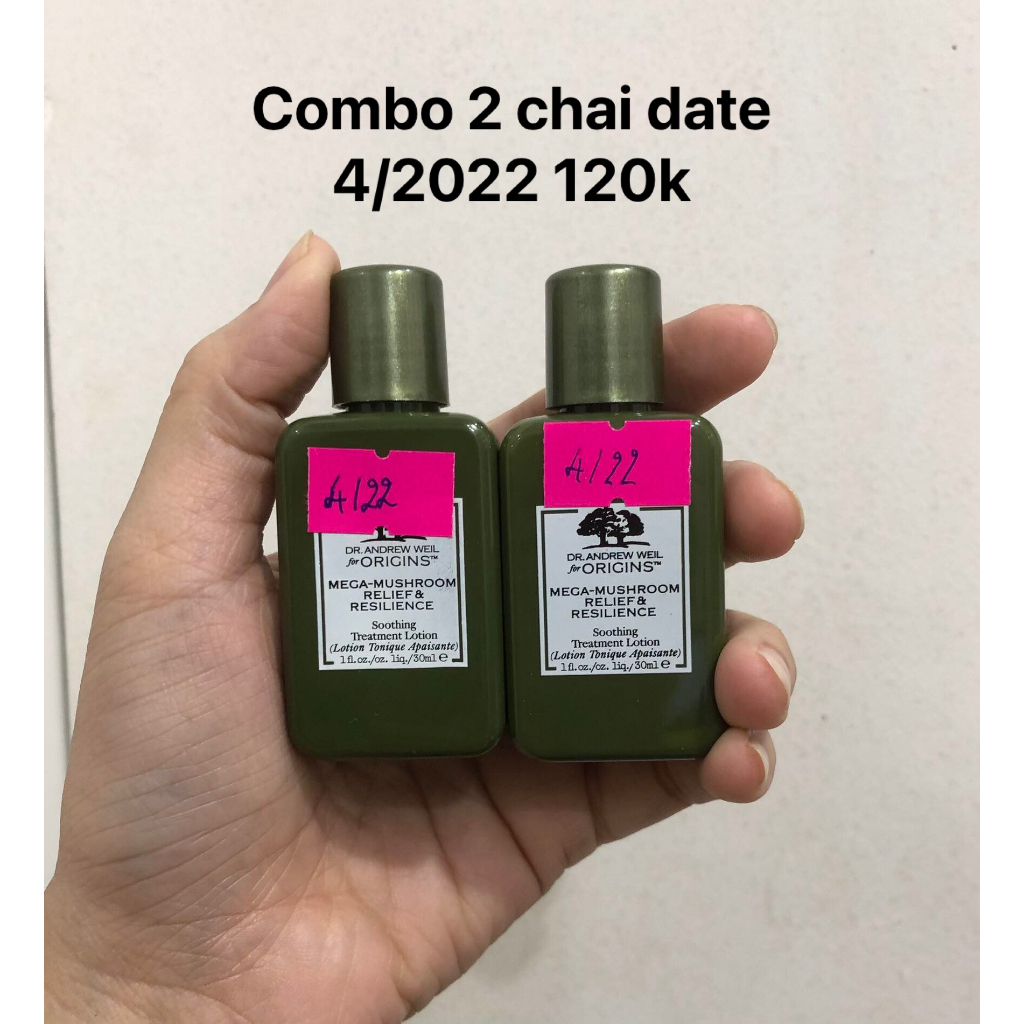 Origins - Nước Hoa Hồng Dr. Andrew Weil Mega-Mushroom Relief & Resilience Soothing Treatment Lotion 30ml