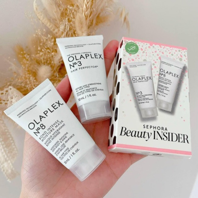 set ủ tóc + mask phục hồi tóc olaplex