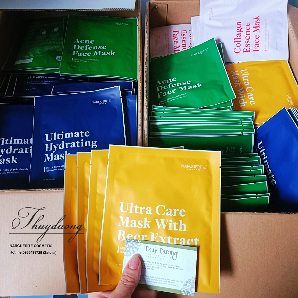 Mặt Nạ Ultra care Mask Whith Xơ Dừa Bio Narguerite