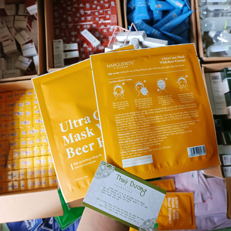 Mặt Nạ Ultra care Mask Whith Xơ Dừa Bio Narguerite