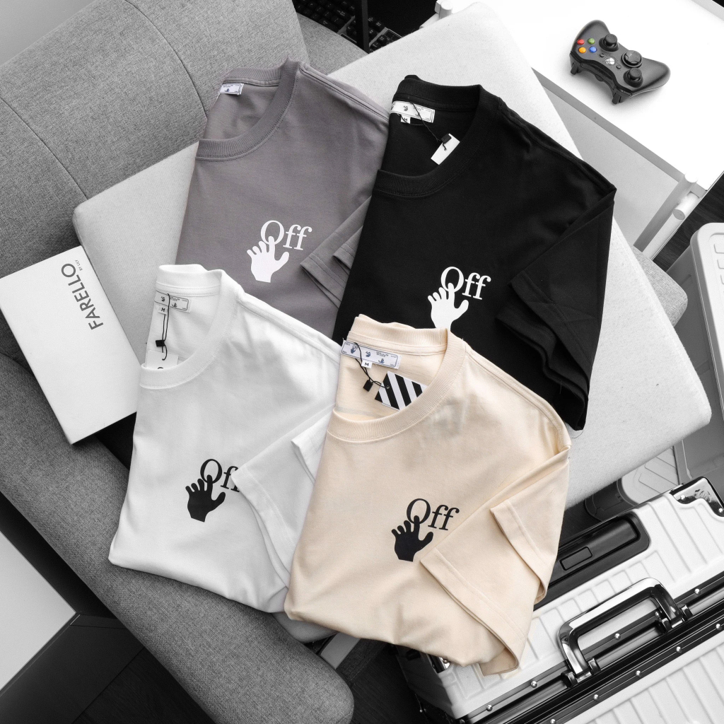 Áo Thun Off White Cao Cấp Hình In Sắc Nét Unisex Xịn Đẹp - Hàng Hiệu Xuất Khẩu - Thích Hợp Cho Cả Nam Và Nữ