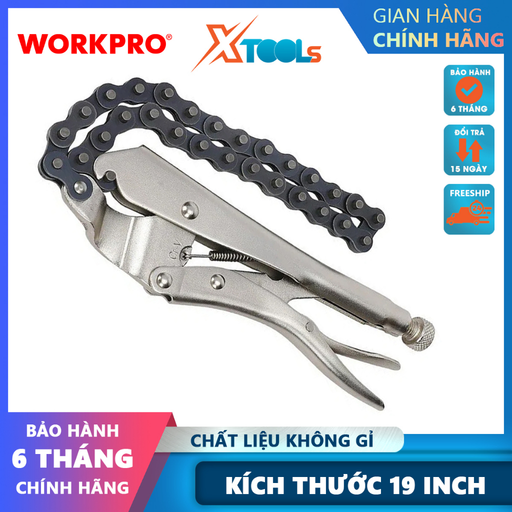 Kìm bấm xích 19 inch 480mm Workpro - WP231062