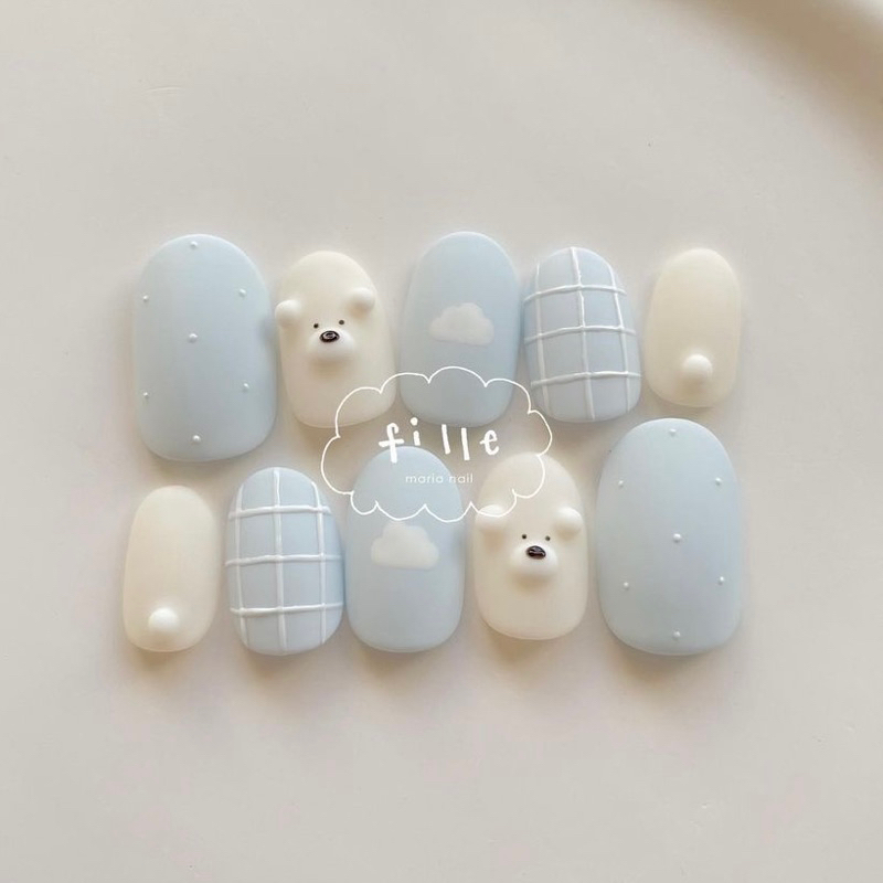 ANNAELSA Nail Box Thiết Kế - Móng Úp Trang Trí Đẹp Thời Trang Dễ Thương B018