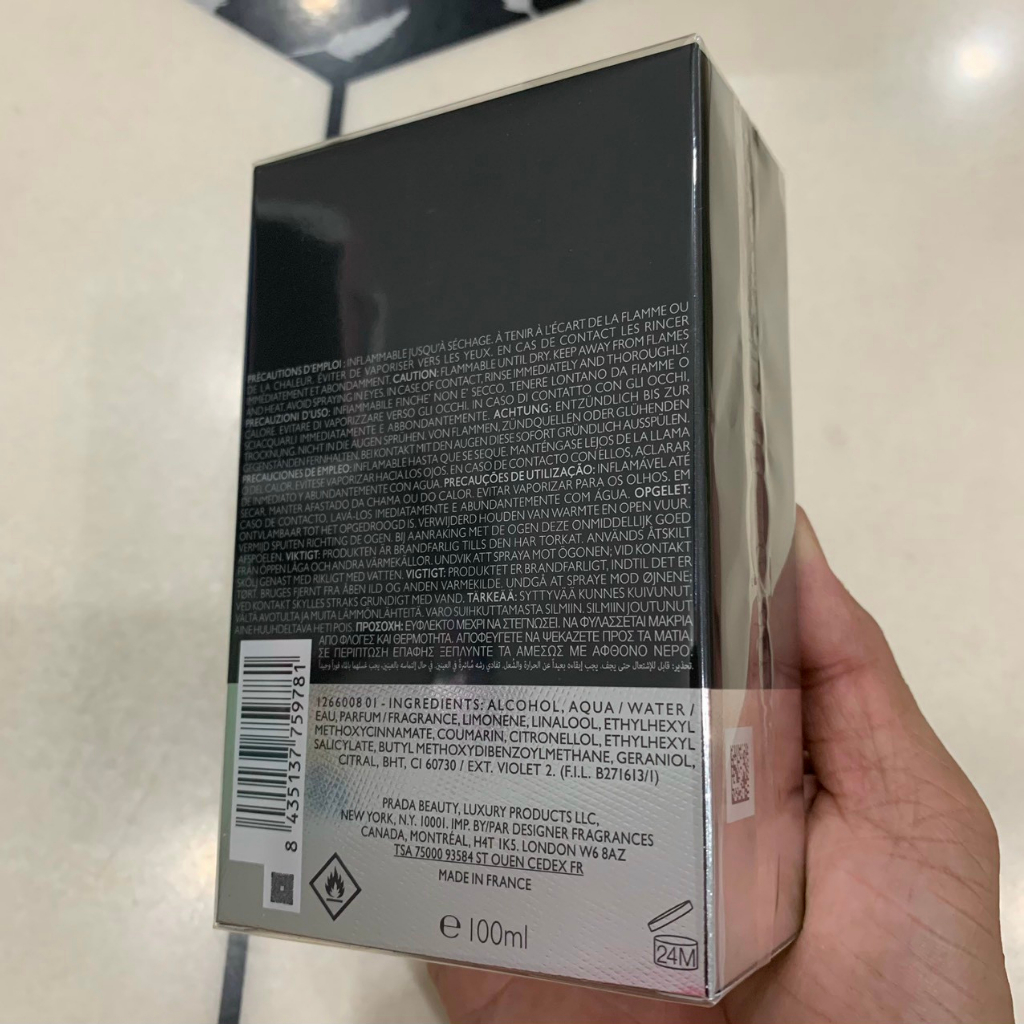 Nước hoa nam : Prada Luna Rossa Carbon EDT 100ml full seal