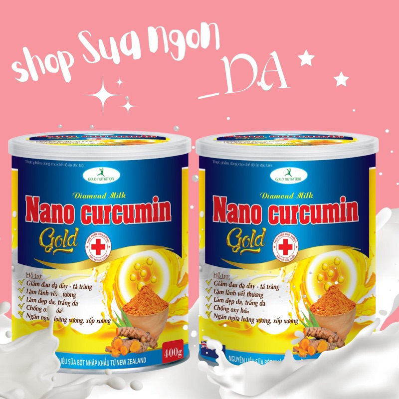 Combo 2 lon sữa nghệ 900gr hổ trợ điều trị đau dạ dày