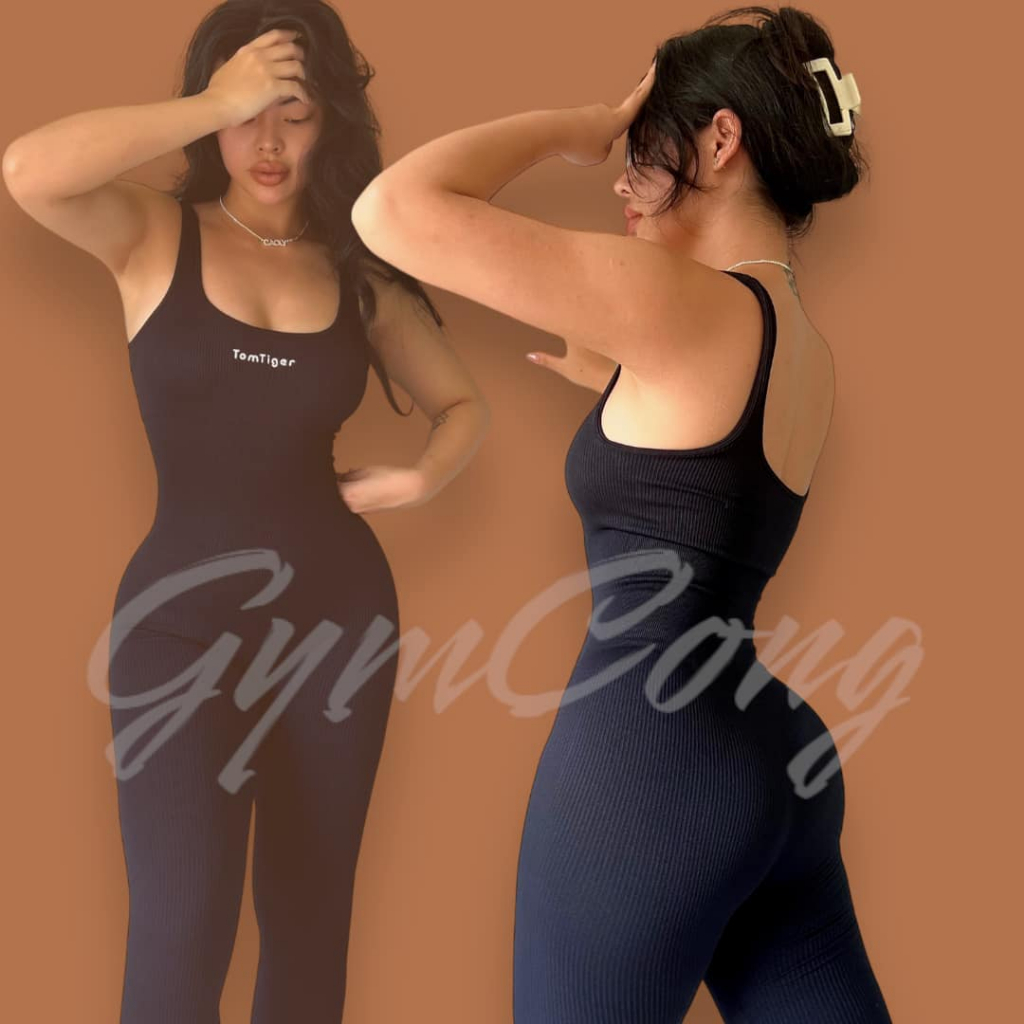 [Mã FATOP12 giảm 30K đơn 150K] Bộ đồ tập Jumpsuits dài TOMTIGER