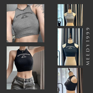 Áo croptop ba lỗ est.1917 👉🏻 ảnh thật