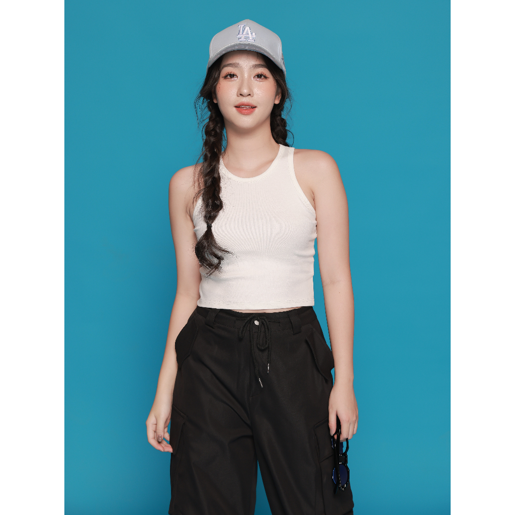 Áo tanktop cropme Harriet croptop co giãn freesize mềm mại