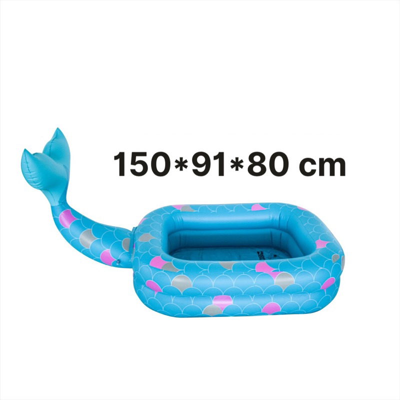 BỂ BƠI TIÊN CÁ ĐÁNG YÊU Loại PVC cao cấp an toàn cho trẻ nhỏ