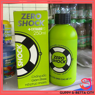 Zero shock chống sốc, giảm stress hồi phục nhanh cho cá 125ml, 250ml