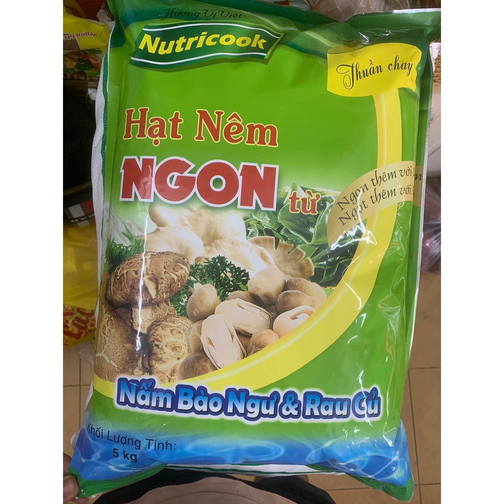 Hạt Nêm Chay Nấm Bào Ngư và Rau Củ Nutricook 5Kg