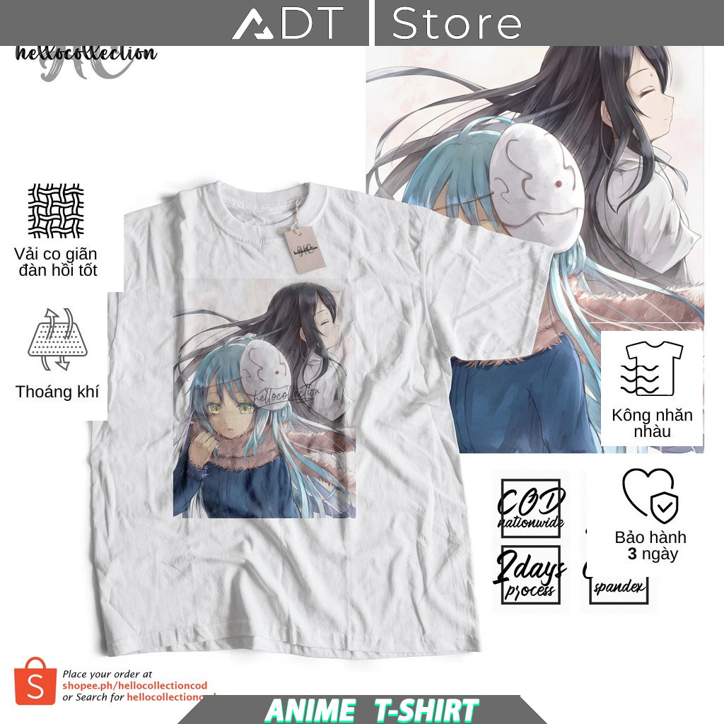 Áo thun hình Got Reincarnated as a Slime Design 02 cực chất giá rẻ mẫu HOT bán chạy