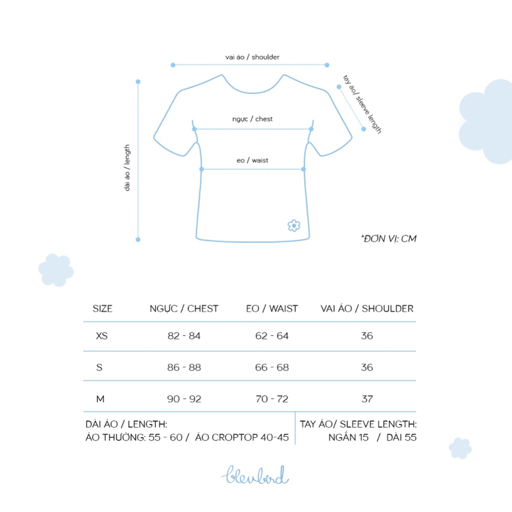 BLEUBIRD Áo 2 dây mặc kèm 2 màu Đen/Trắng