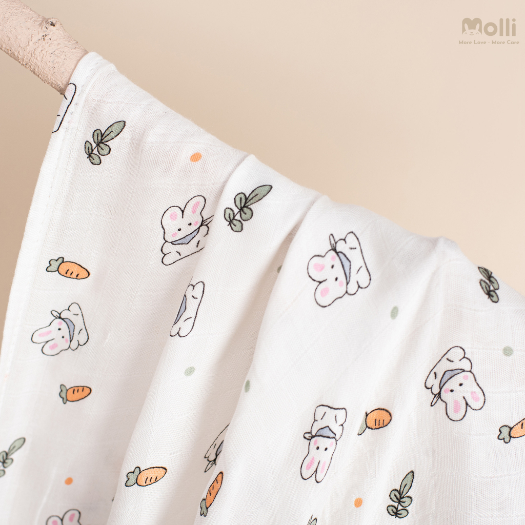 Khăn tắm xô 100% sợi tre Premium Bamboo Molli -  Kích thước 1m2 x 1m2