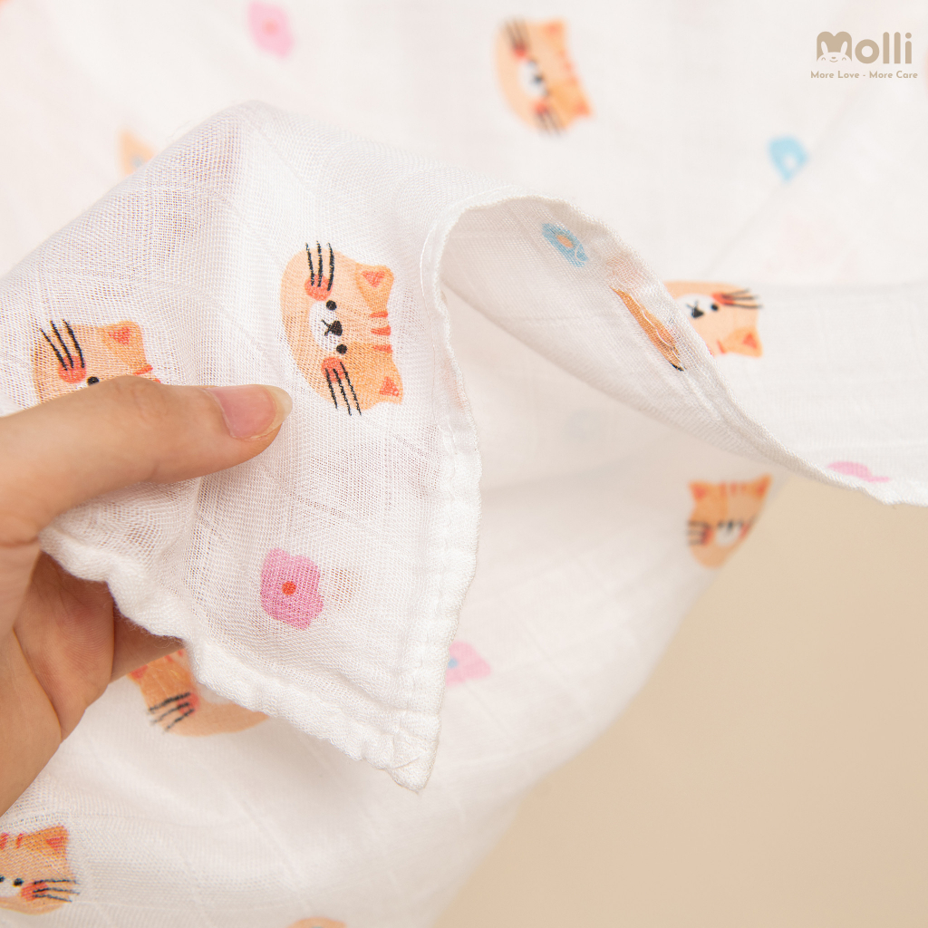 Khăn tắm xô 100% sợi tre Premium Bamboo Molli -  Kích thước 1m2 x 1m2