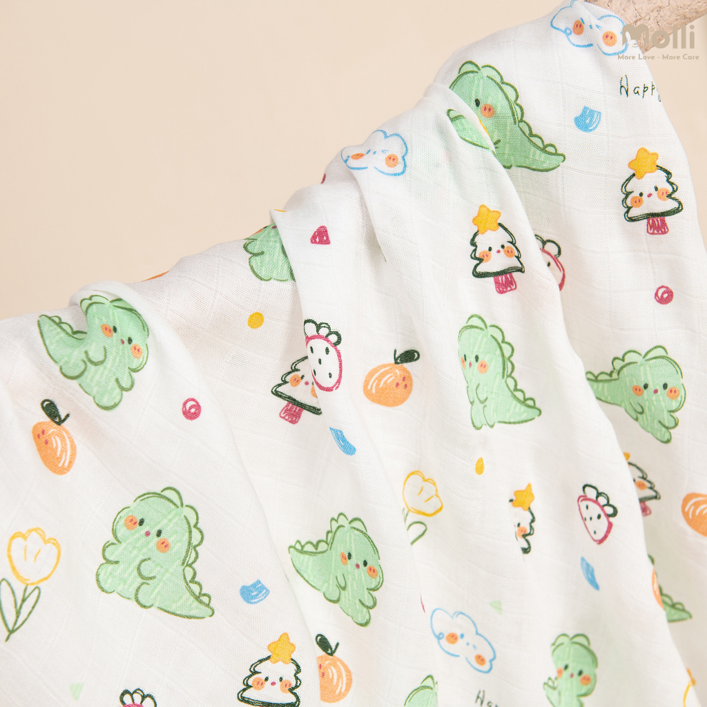 Khăn tắm xô 100% sợi tre Premium Bamboo Molli -  Kích thước 1m2 x 1m2