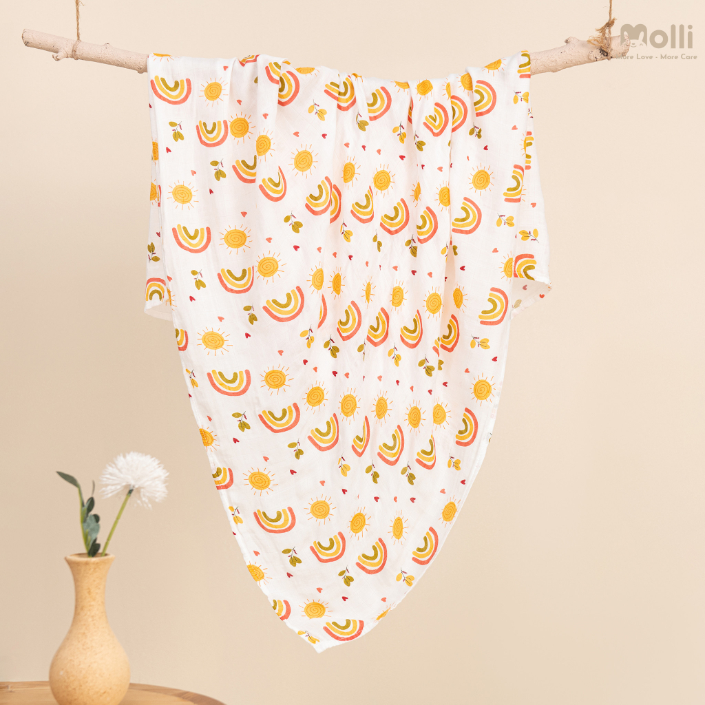 Khăn tắm xô 100% sợi tre Premium Bamboo Molli -  Kích thước 1m2 x 1m2