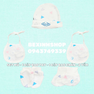 SET MŨ, BAO TAY, BAO CHÂN, 2 YẾM CHO BÉ