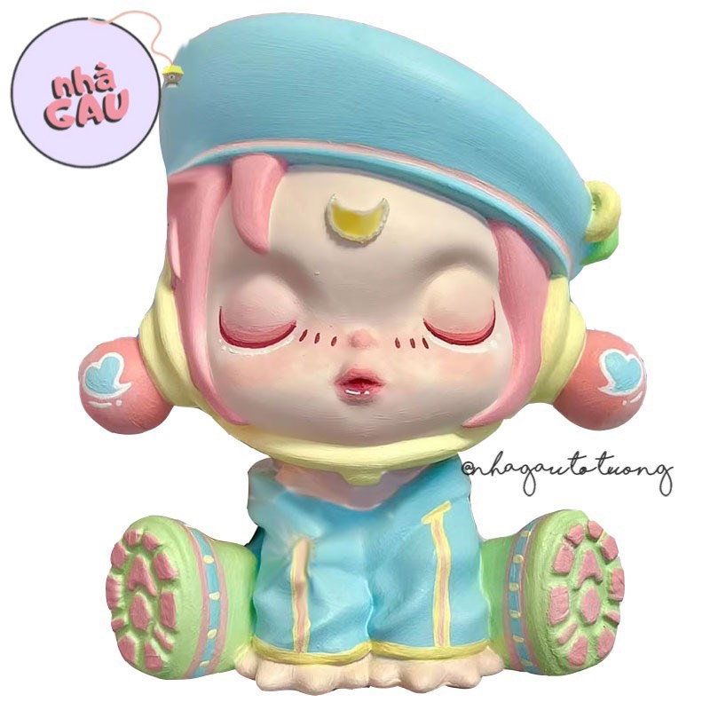 Tô tượng thạch cao skullpanda size lớn(không kèm màu và cọ)