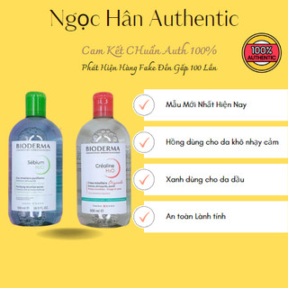 Nước tẩy trang bioderma chính hãng cho da dầu mụn và da nhạy cảm 500ml