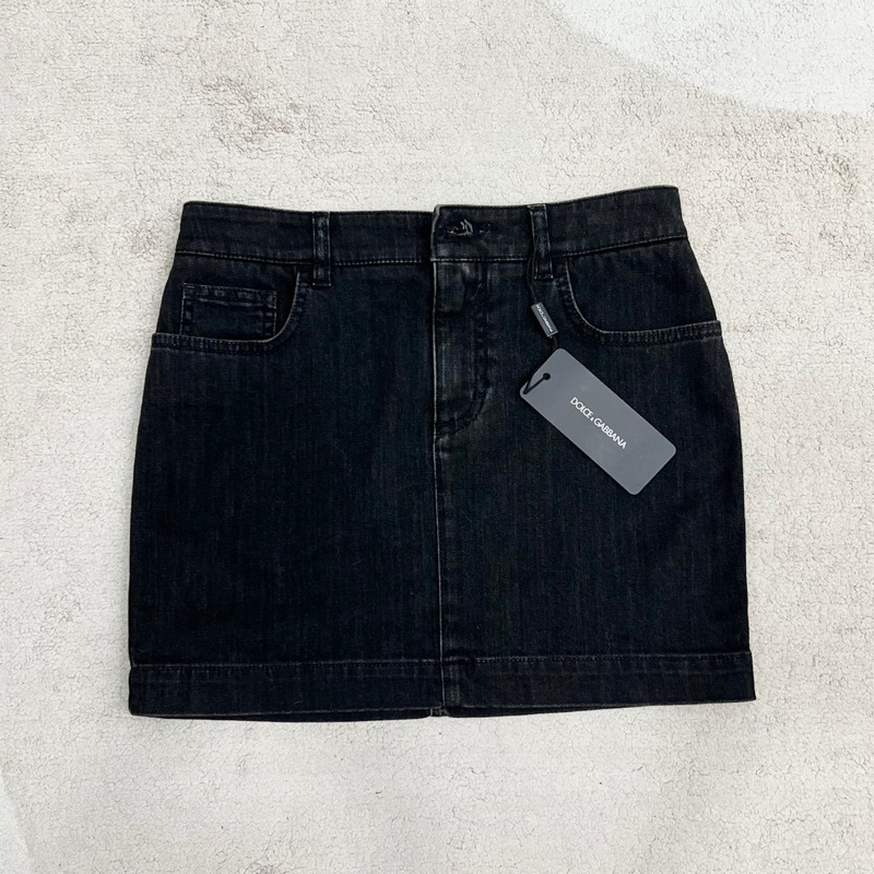 Chân váy jean đen Dolce & Gabbana chính hãng