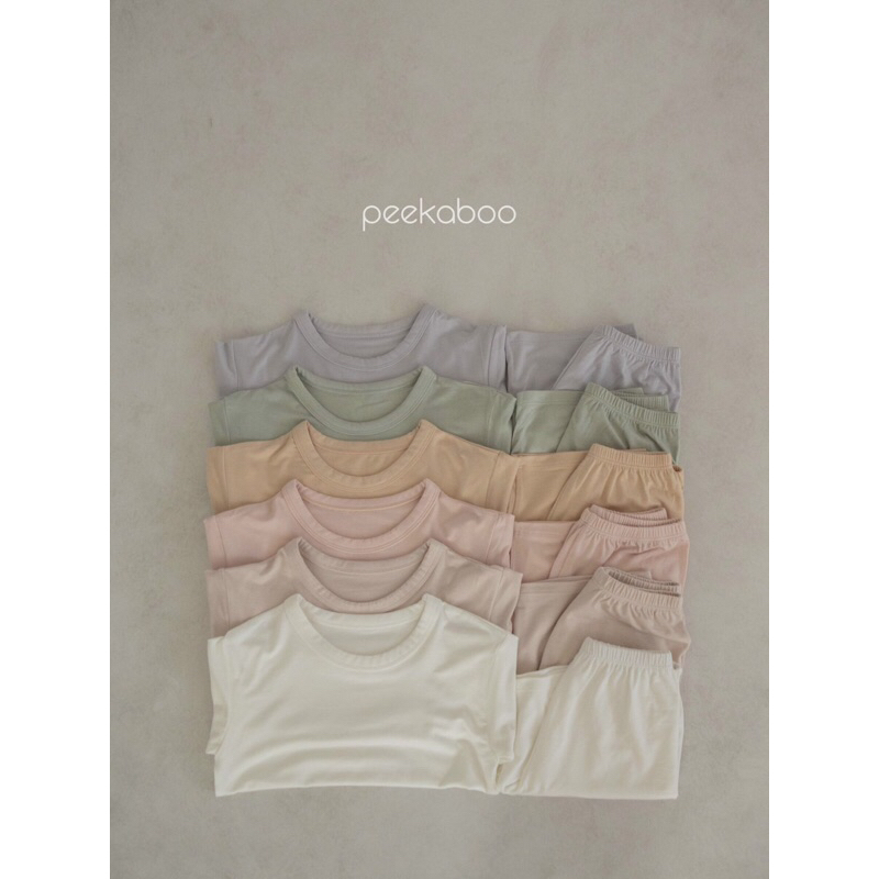 Peekaboo đồ trẻ em bst Panda vải bamboo sợi tre